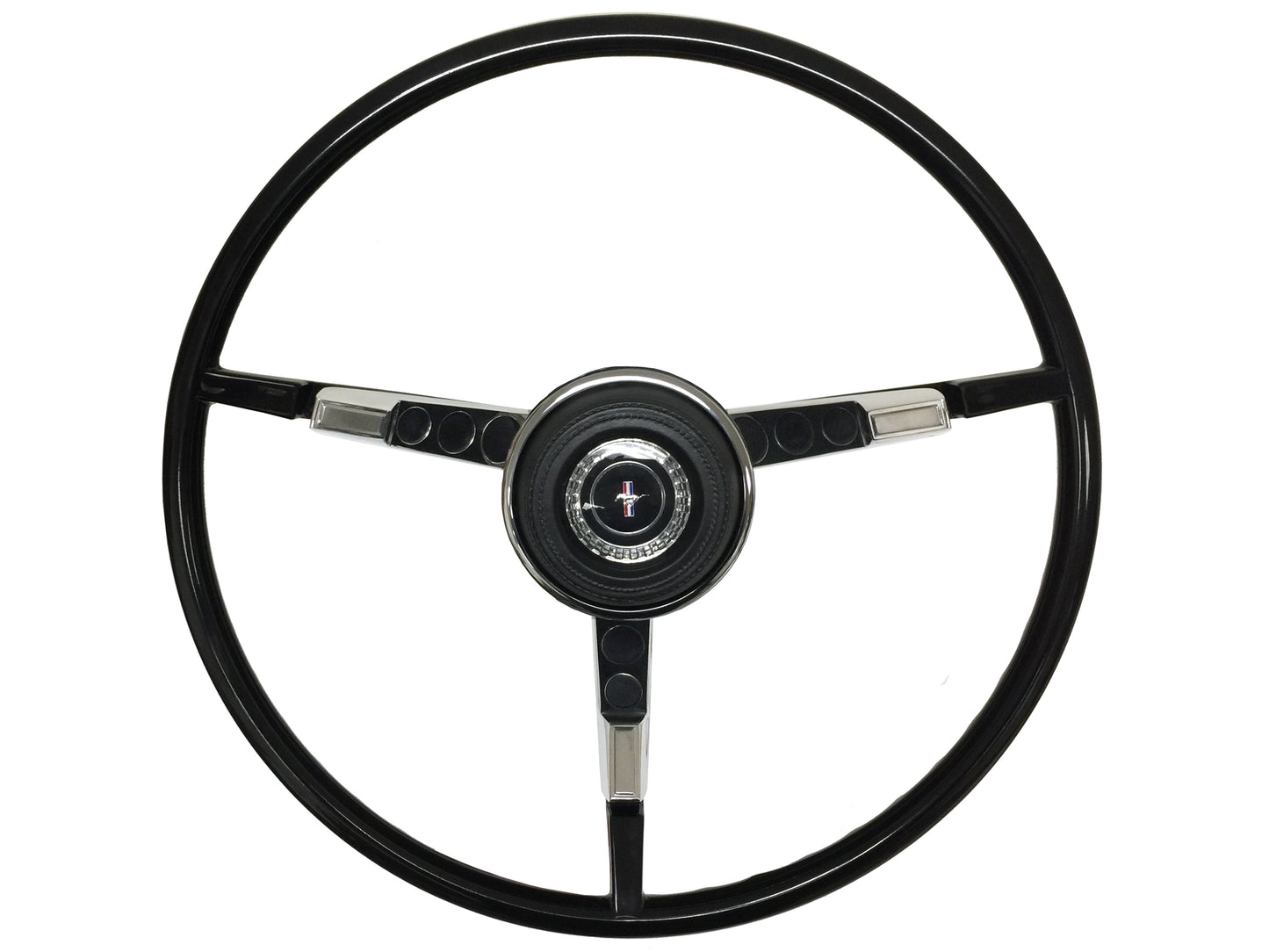 1967 Ford Mustang Reproduction Black Steering Wheel Kit. ST3035BLK-KIT