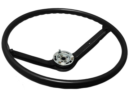 1968-1969 Ford Mustang OE Series Black Steering Wheel, ST3036BLK