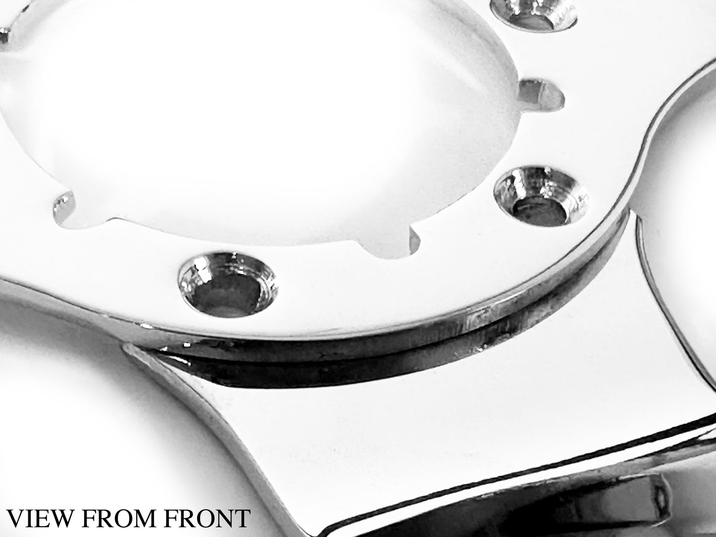 VSW 14" Red Leather Steering Wheel, 6 Bolt Chrome Step Spoke ST3040RED