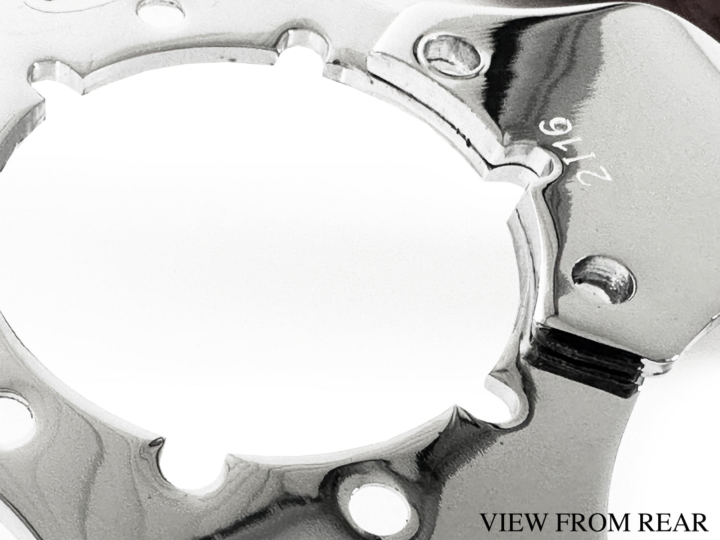 VSW 14" Red Leather Steering Wheel, 6 Bolt Chrome Step Spoke ST3040RED