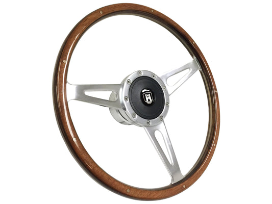 Volkswagen 9-Bolt Classic Wood Steering Wheel Kit