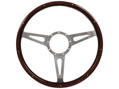Volkswagen 9-Bolt Classic Espresso Wood Steering Wheel Kit
