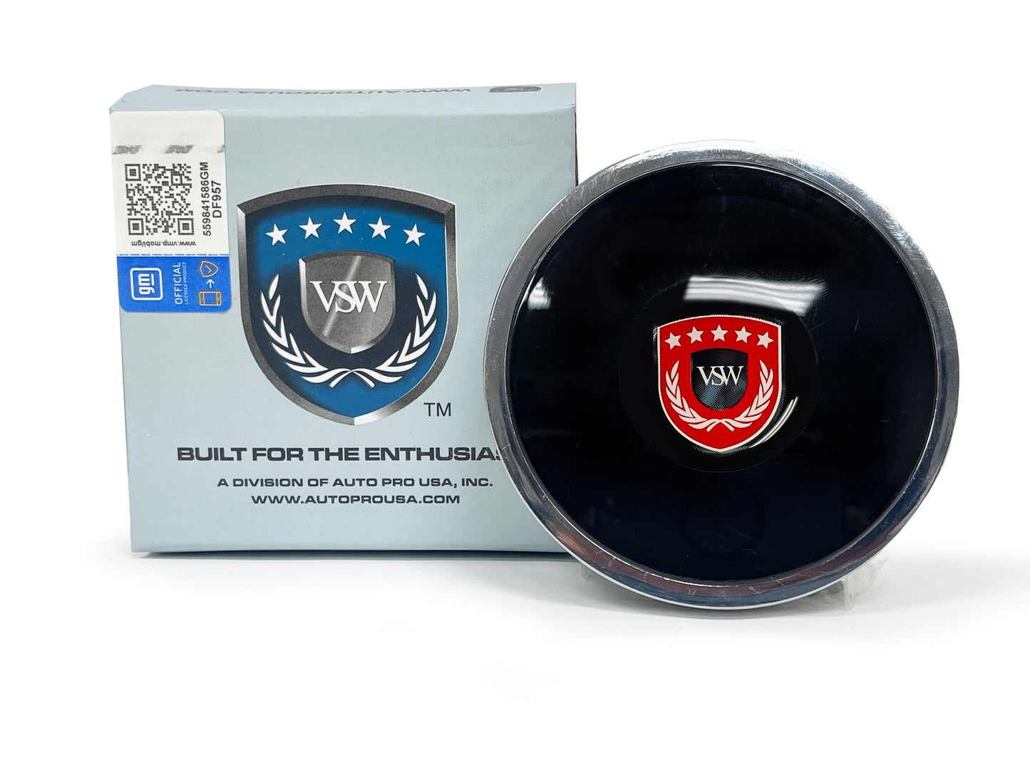 VSW S6 Deluxe Horn Button with Red VSW Emblem