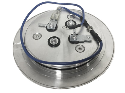 VSW S9 Covert Polished Horn Button, 9-Bolt Pressure Fit