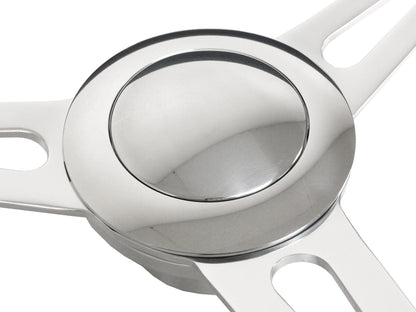 VSW S9 Covert Polished Horn Button, 9-Bolt Pressure Fit