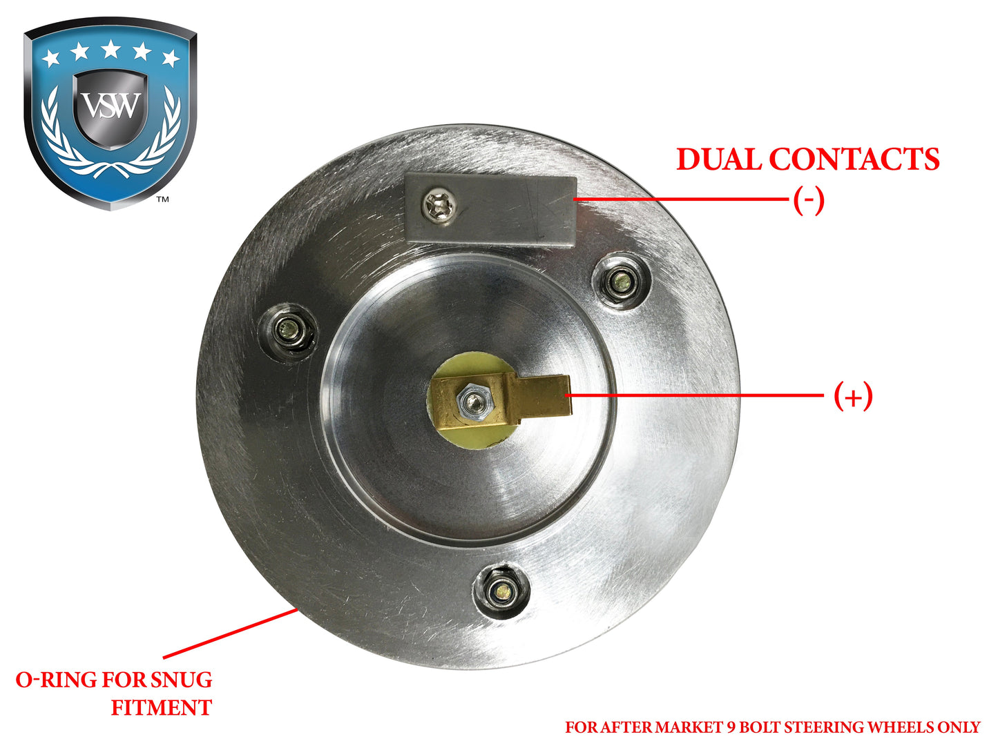 VSW S9 Premium Horn Button with Cobra GT-500 Emblem