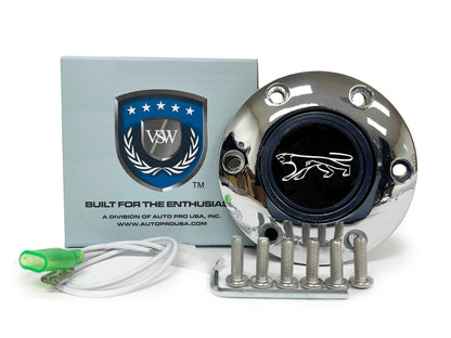 VSW S6 Chrome Horn Button with Cougar Emblem