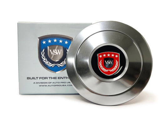VSW S9 Premium Horn Button with Red VSW Emblem