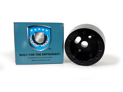 1969-94 GM 6-Bolt Black Hub Adapter STH1008BLK