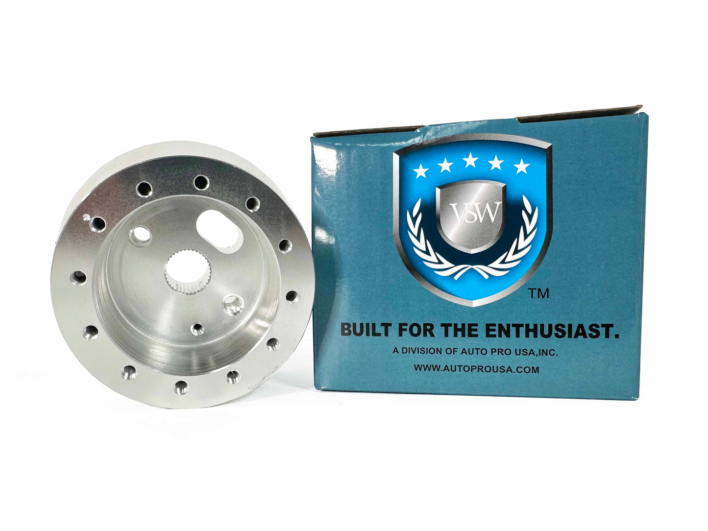 6-Bolt Silver Hub Adapter for Flaming River Columns w/GM Spline STH1035SIL