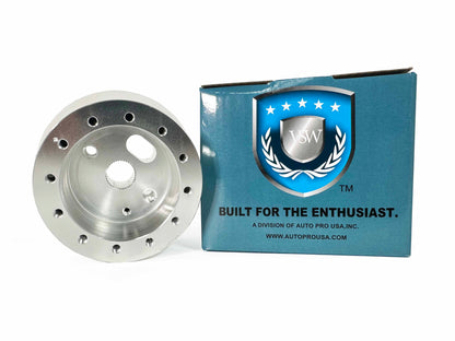 6-Bolt Silver Hub Adapter for Flaming River Columns w/GM Spline STH1035SIL