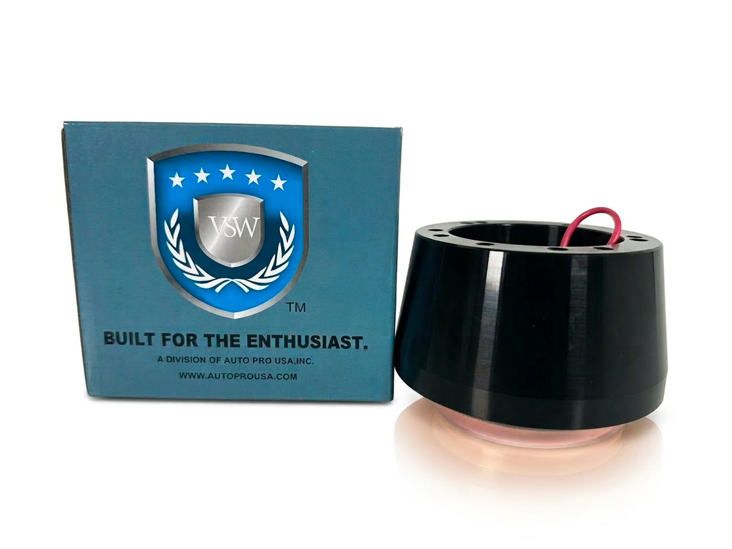 1961-69 Mopar 6-Bolt Black Hub Adapter STH1012BLK