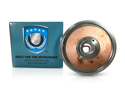 1961-69 Mopar 6-Bolt Silver Hub Adapter STH1012SIL