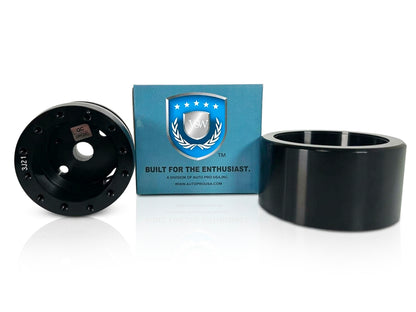 1969-89 GM 6-Bolt Black Telescopic Hub Adapter STH1040BLK