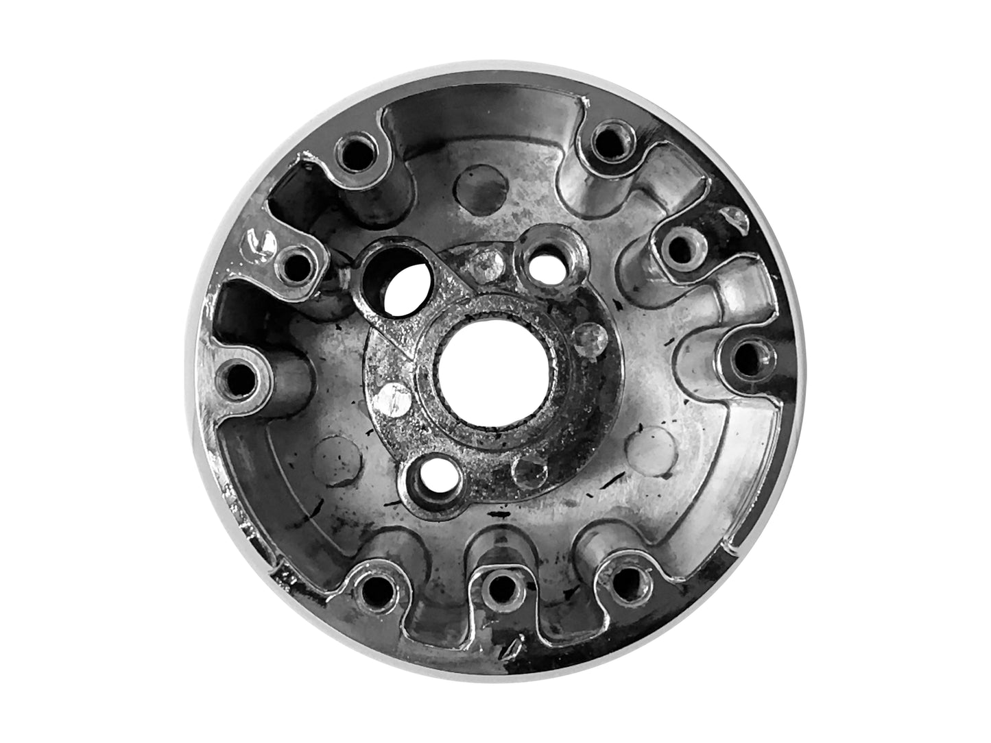 1969-1989 GM Wood Wheel Chrome Adapter, SWA1002CHR replaces OE# 3937896