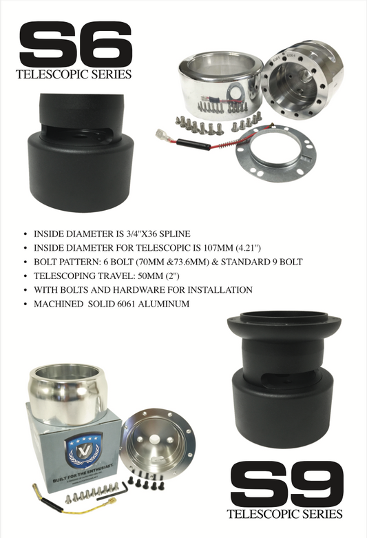 GM S6 & S9 Telescopic Steering Wheel Diagram