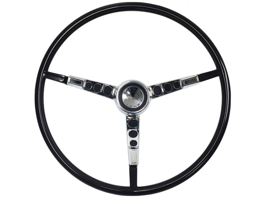 1963-64 Ford Falcon Black Steering Wheel Kit