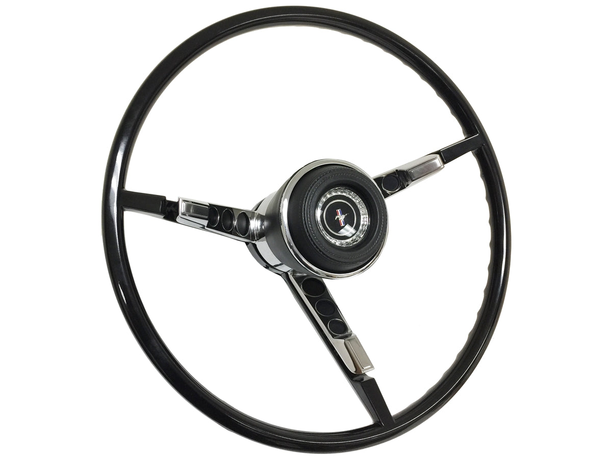 1967 Ford Mustang Reproduction Black Steering Whee
