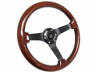 S6 Mahogany Wood Steering Wheel ST3127