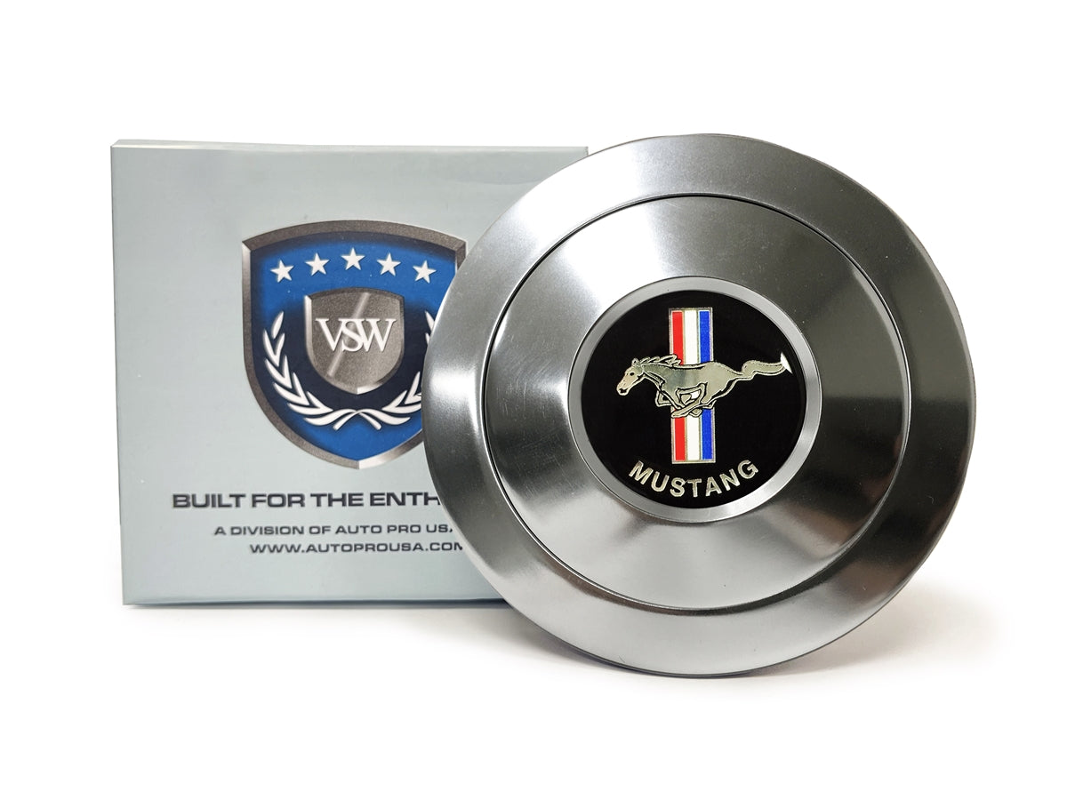 S9 Premium Horn Button with Ford Mustang Emblem