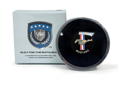 Mustang Running Pony deluxe Horn Button 6 Bolt