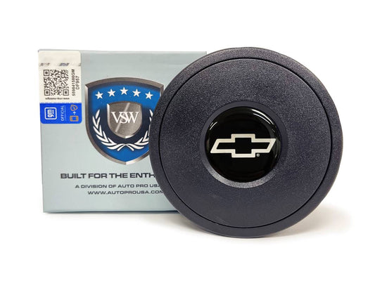 Auto Pro USA S9 Horn Button Silver Bow Tie Emblem