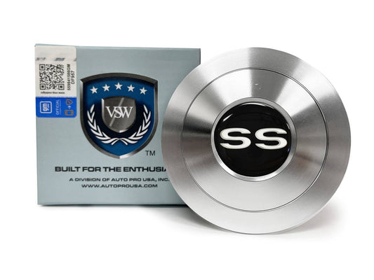 S9 Premium Horn Button White SS Emblem