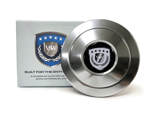 S9 Premium Horn Button Chrome VSW Emblem